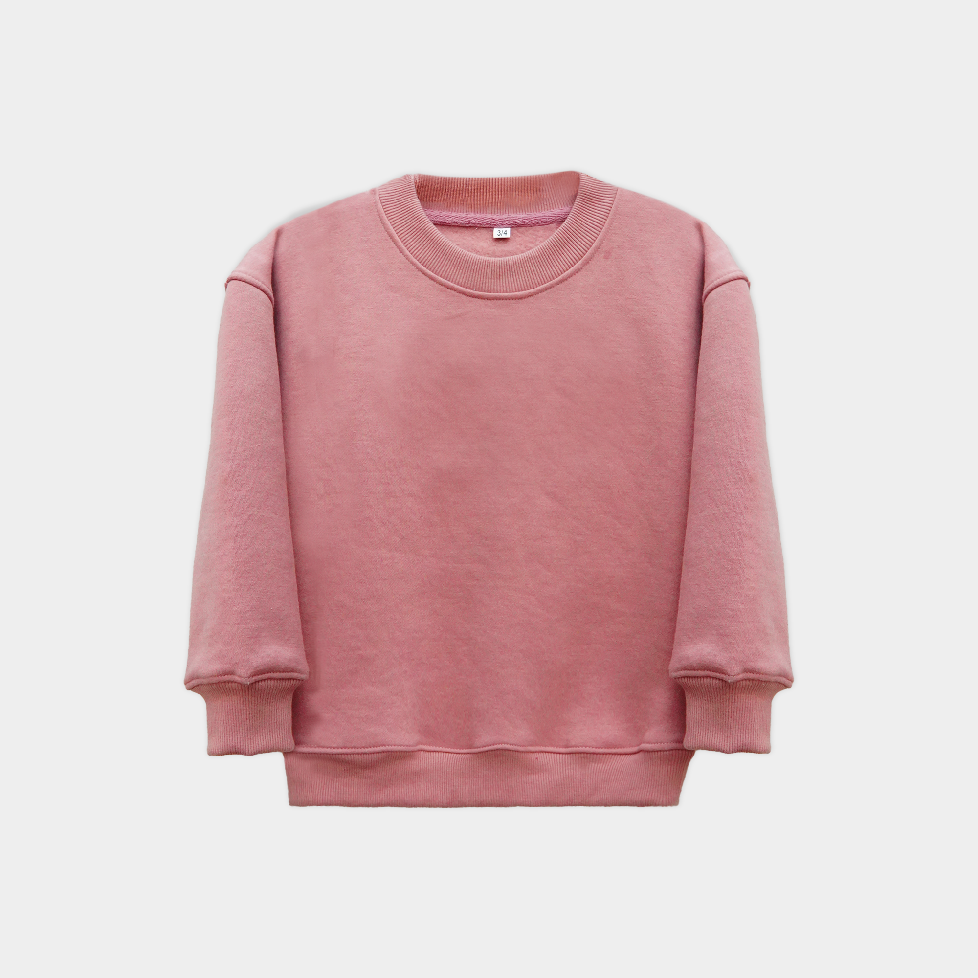Tea Pink Unisex Fleece Sweatshirt & Trouser Set