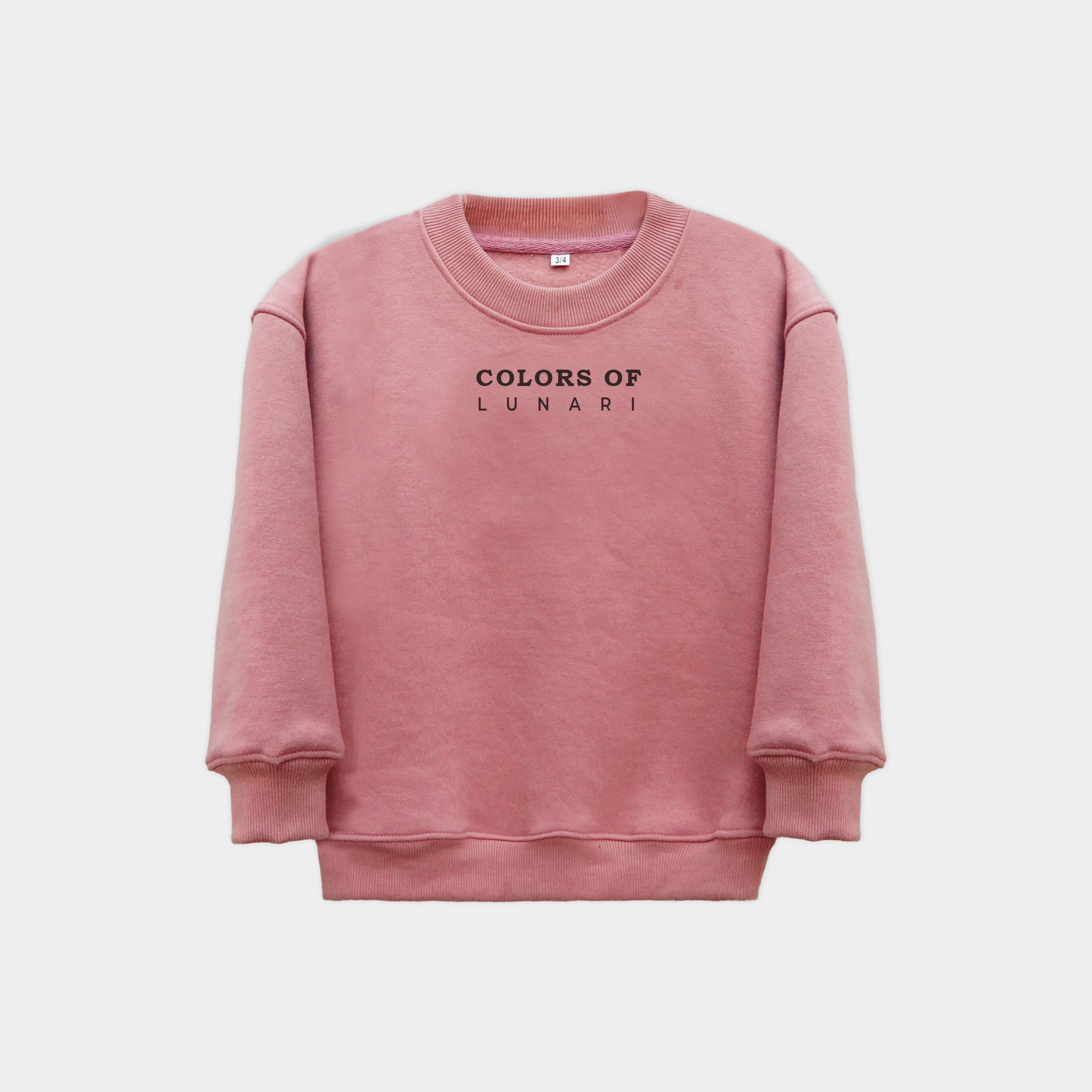 Tea Pink Unisex Fleece Sweatshirt & Trouser Set