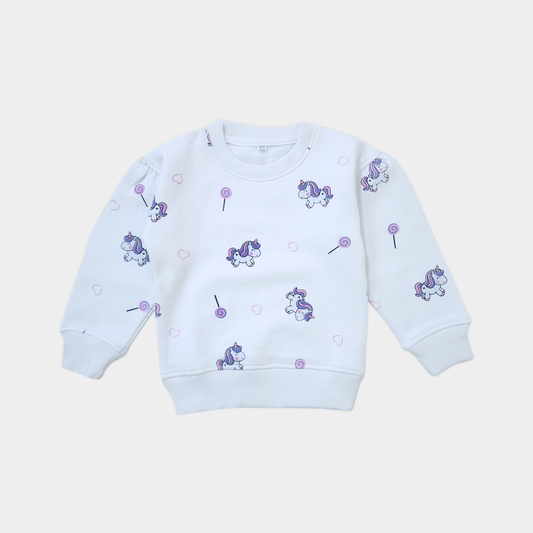 Girl Unicorn Sweatshirt & Trouser Set