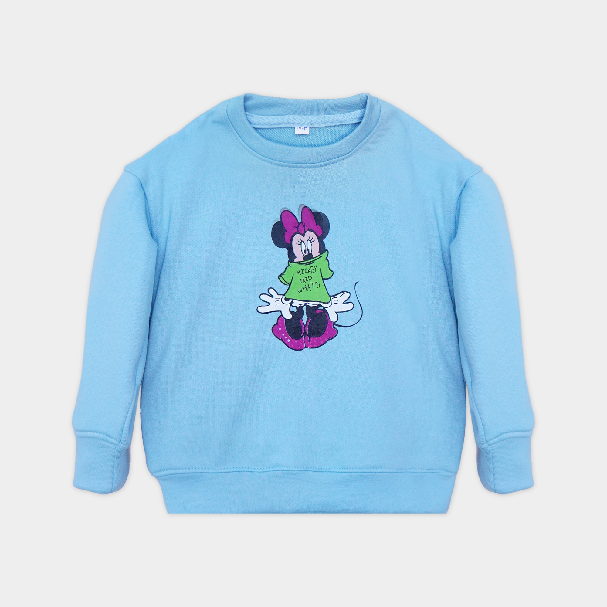 Blue Minnie Terry Set for Girls