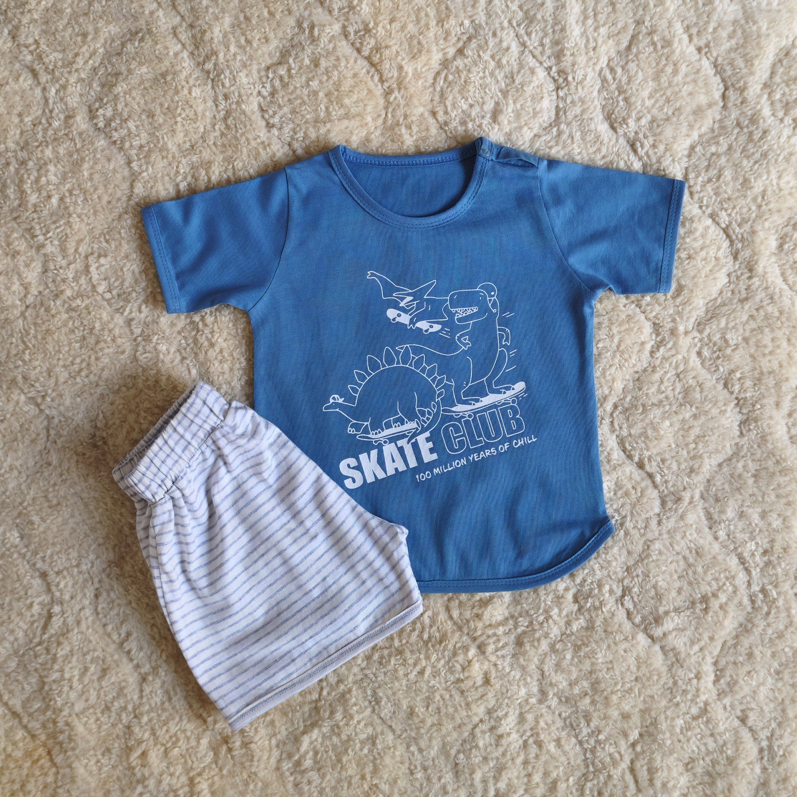 Skate Club Dino Co-ord Set (Tee + Shorts)