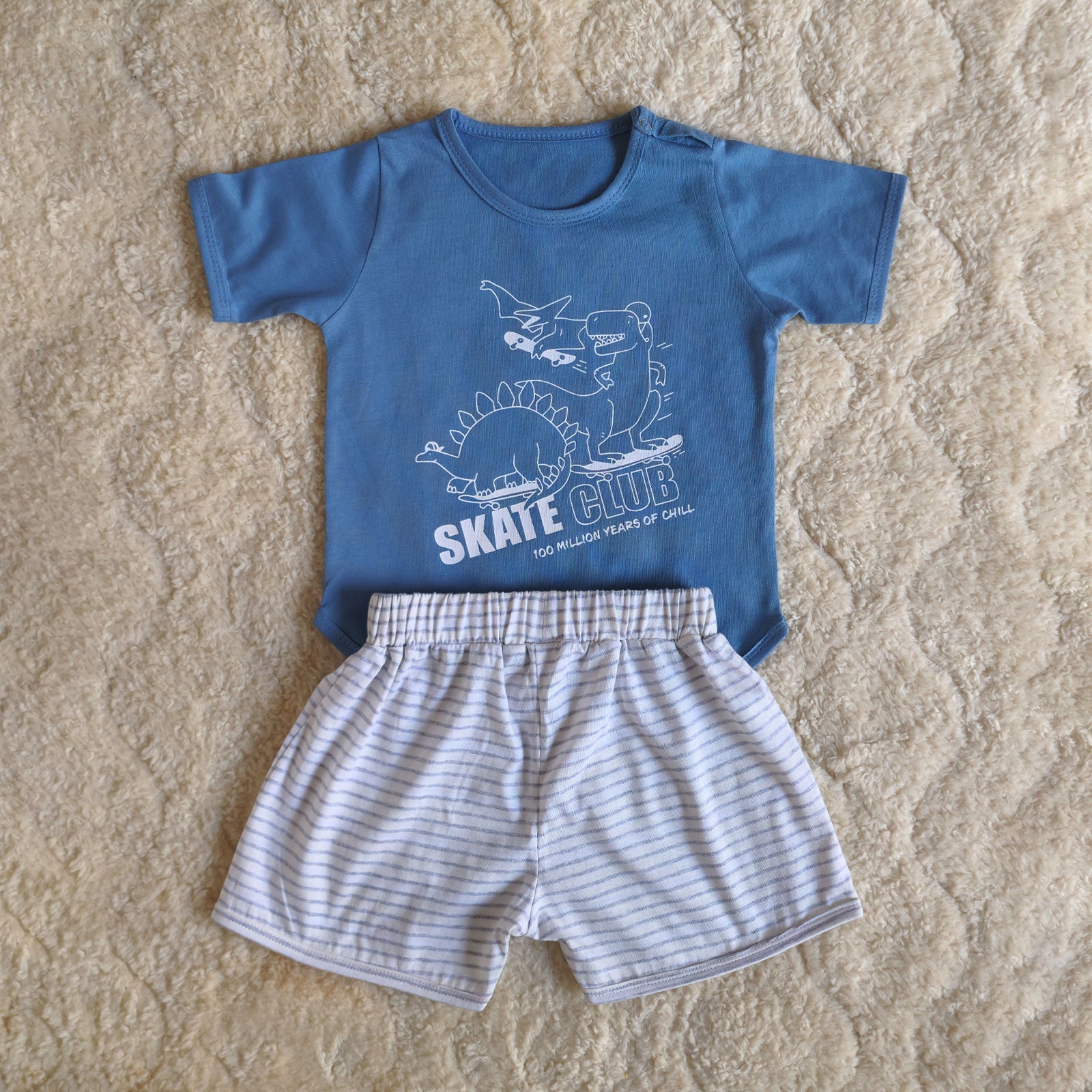 Skate Club Dino Co-ord Set (Tee + Shorts)