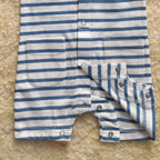 Classic Striped Sleeveless Romper - Cotton