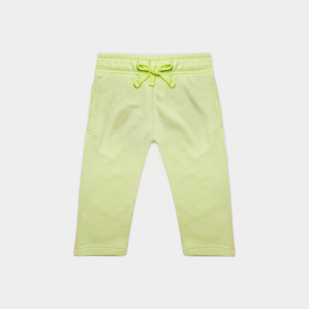 Banana Pop Fleece Set – Playful Lime with Puff Banana Print