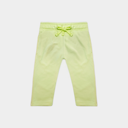 Banana Pop Fleece Set – Playful Lime with Puff Banana Print