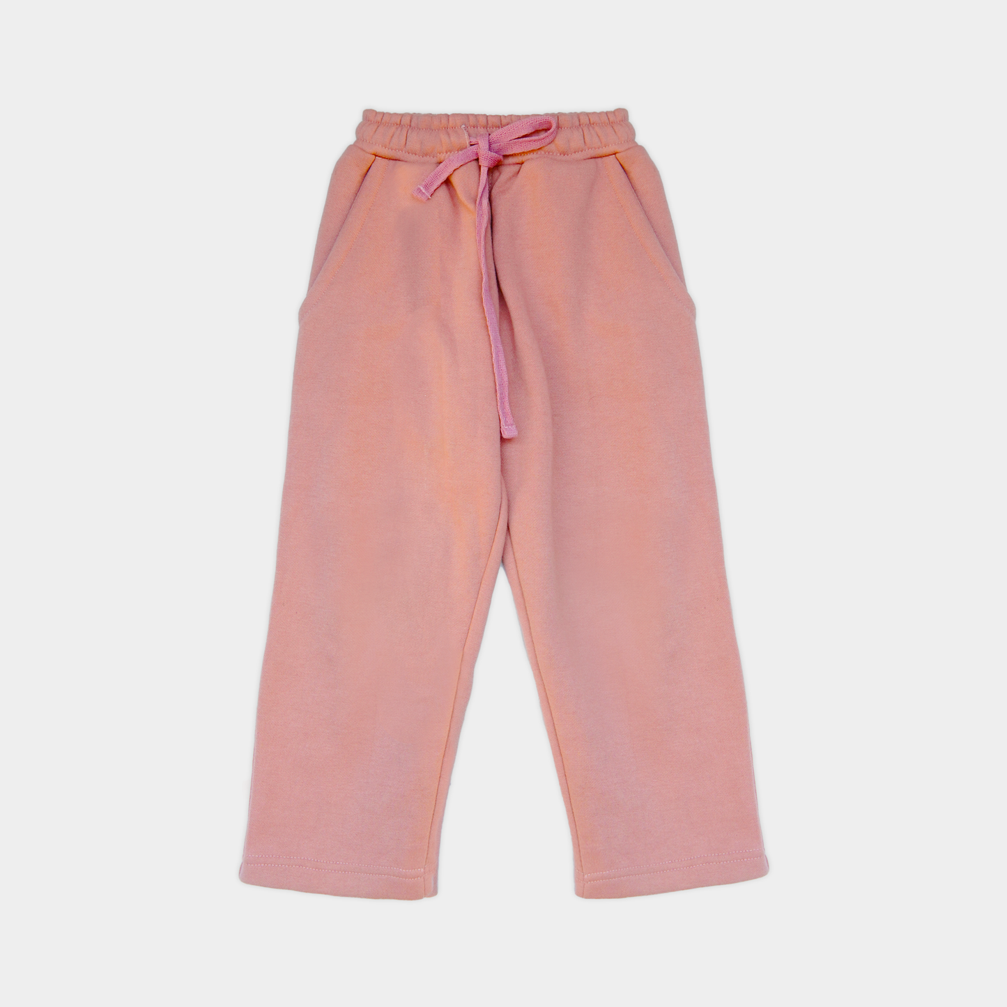 Tea Pink Unisex Fleece Sweatshirt & Trouser Set