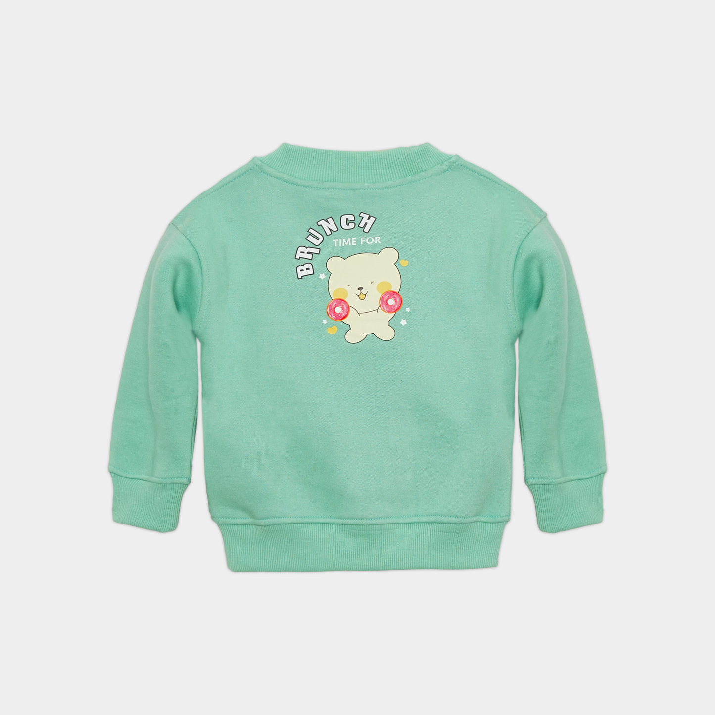 Brunch Time Mint Fleece Sweatshirt Set