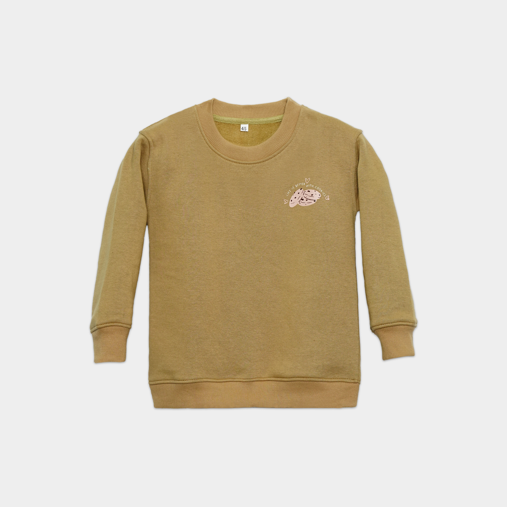 Classic Mocha Fleece Sweatshirt & Jogger Set