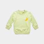 Banana Pop Fleece Set – Playful Lime with Puff Banana Print