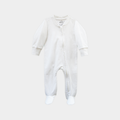 Soft Cotton Baby Romper — White