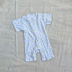 Llama Cotton Zip Half Romper