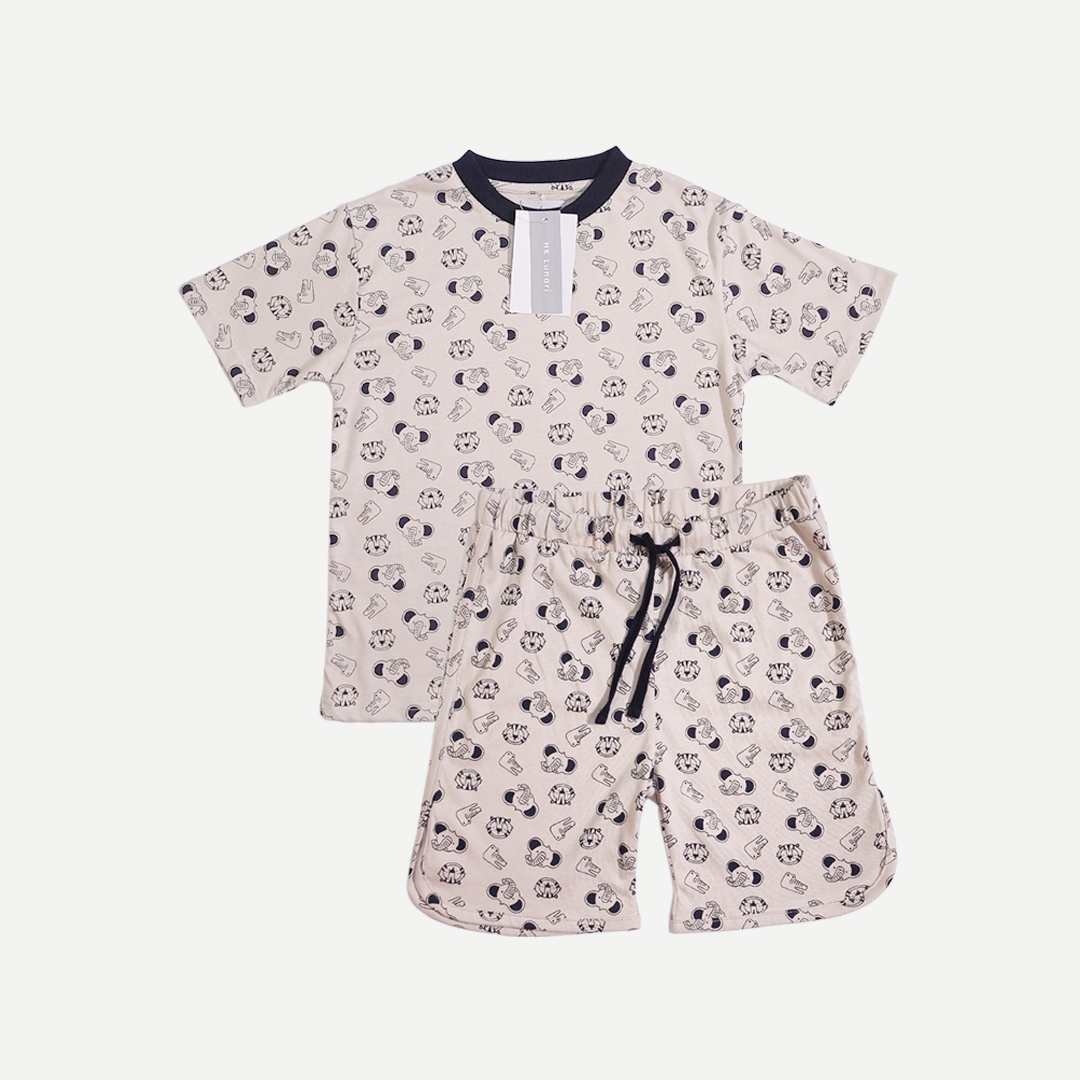 Wild Buddies Cotton Jersey Co-ord Set – Boys Summer Outfit