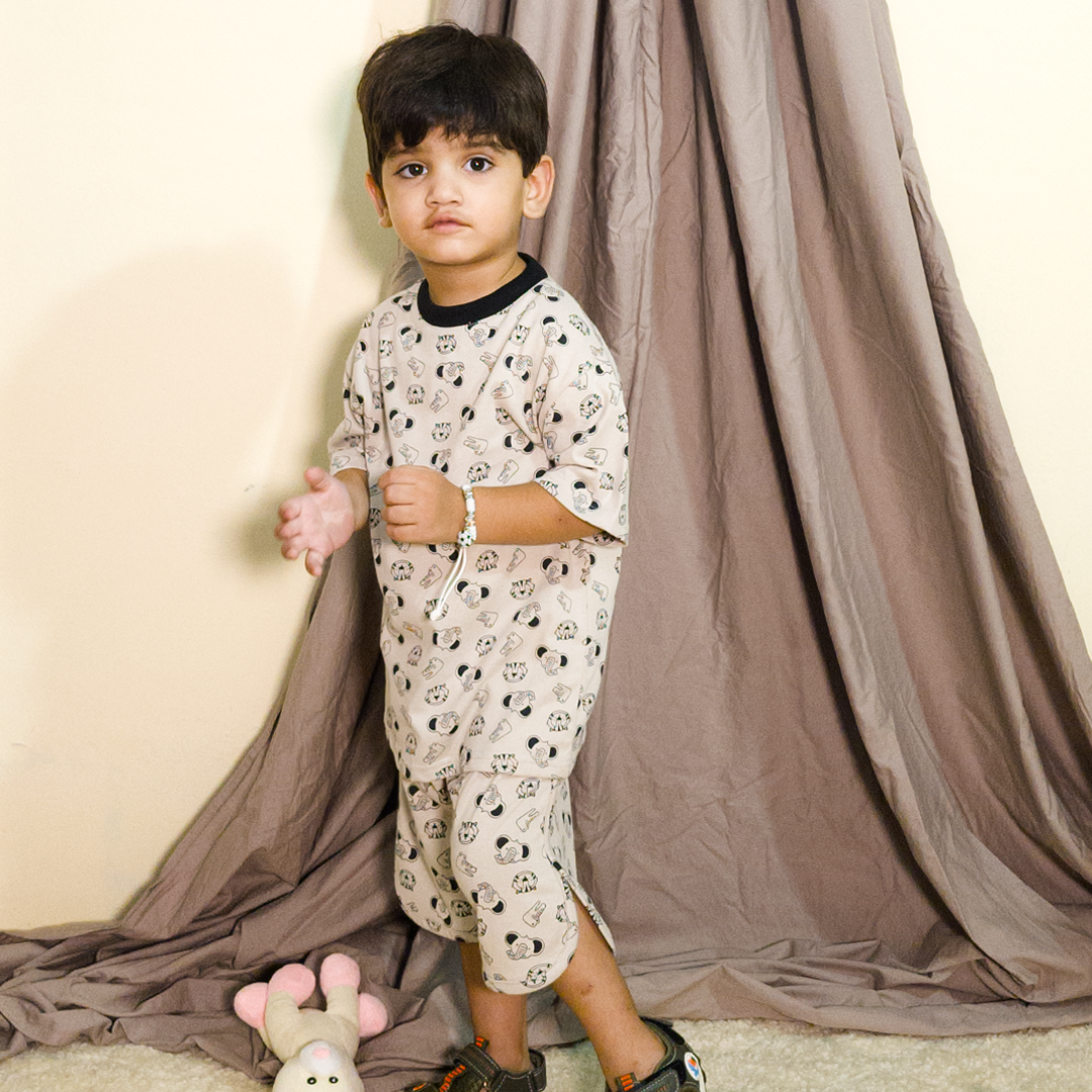 Wild Buddies Cotton Jersey Co-ord Set – Boys Summer Outfit